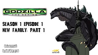 4k Godzilla：The Series HD 1998 S1 E1 New Family Part 1 [upl. by Cattima]