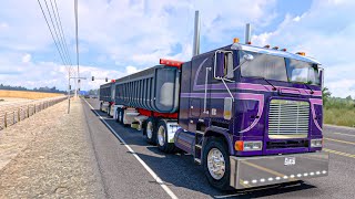 American Truck Simulator  FREIGHTLINER FLB 95  DOBLE REMOLQUE [upl. by Aible]