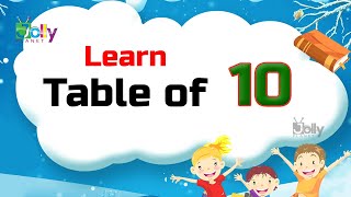 Learn Table of 10 for Children  10 Table for kids  Learn Maths  Tables for kids  10th Table [upl. by Yeslek]