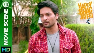 Ali Fazal refuses to visit Lahore  Happy Bhag Jayegi  Movie Scene [upl. by Eymaj]