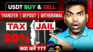 Tax on USDT BuySell amp DepositWithdraw 202425 Fully Explained In Hindi [upl. by Gupta520]