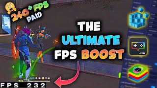 The Ultimate FPS Boost free fire Bluestacks 5 4K  freefire bluestacks [upl. by Ylahtan]