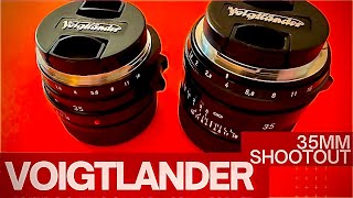 Vintage vs Classic Voigtlander 35mm MMount Shootout [upl. by Attenaj]