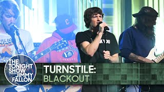 Turnstile BLACKOUT  The Tonight Show Starring Jimmy Fallon [upl. by Adal]