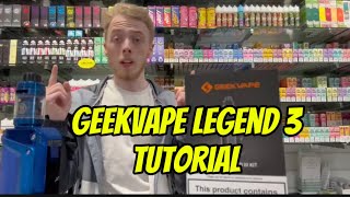 Geekvape Legend 3 ReviewTutorial [upl. by Rabka507]