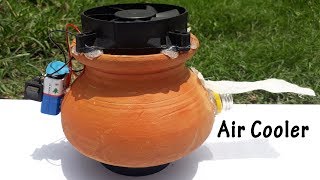 How to make Aircooler Using Clay Pot  Clay Pot Se Cooler Kaise Banaye Crazy Ijm [upl. by Nnaer]