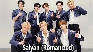 Genius Romanizations – Stray Kids – Saiyan Romanized Lyrics [upl. by Nailimixam]