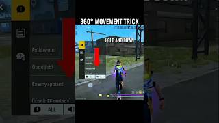 360° MOVEMENT TRICK 💥🌪️ how to increase movement  ff 360° movement tricks ffa2bgaming [upl. by Ingles882]