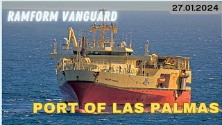 RAMFORM VANGUARD  PORT OF LAS PALMAS  27012024 [upl. by Retloc]