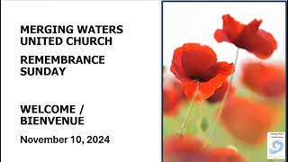 MW Service for Remembrance Day Nov 10 2024 [upl. by Pinette]