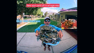 Awesome day Blue Crabbing Crystal River Catch clean and cook [upl. by Ki687]