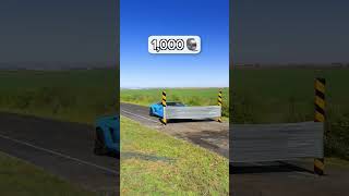 Lambo Versus Foil Tape automobile beamng mrbeast shorts [upl. by Inglebert]