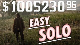 EASY SOLO MONEYXP GLITCH IN RED DEAD ONLINE RED DEAD REDEMPTION 2 [upl. by Zitvaa118]