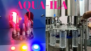 MINERAL WATER MANUFACTURING PROCESS  AQUAILA  Our Own Water Plantfactory  YouTube [upl. by Arretal587]