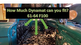 How much Dynamat do you need for a 6164 F100 [upl. by Nyvrem958]