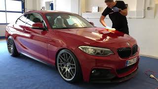 BMW 2er F22 M Performance  Detailing  Melbourne Red  Ceramic Coating  PS Car Garage [upl. by Chapel154]