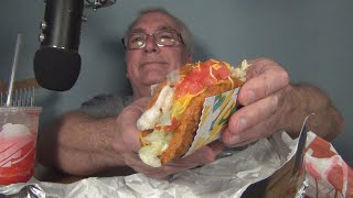 ASMR Eating Taco Bell Naked Chicken Chalupa [upl. by Janette797]