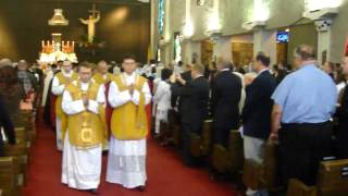 FSSP Presbyterial Ordination Denton NE USA 20100522 4  Recession [upl. by Htrowslle]