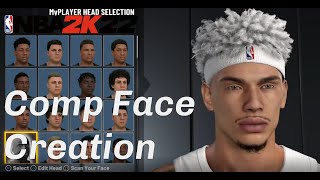 THE BEST COMP FACE CREATION IN NBA 2K22 CURRENT GEN [upl. by Elatan100]