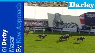 Masar by New Approach wins the G1 Epsom Derby [upl. by Galven]