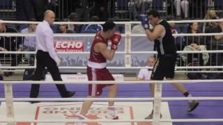 Elite Championship Qtr Final  Male 91kg Courtney Giled V Naylor Ball [upl. by Anaderol]