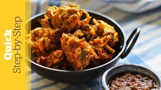 How To Make Vegetable Pakora  Easy Indian Starter Recipe  Quick StepByStep Version [upl. by Trebor]