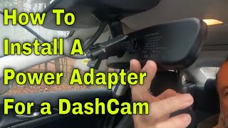 How to Install Dongar Rear View Power Adapter For Dash Cam [upl. by Llemij]