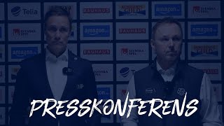 Presskonferens Leksands IF  Frölunda HC [upl. by Sissel]