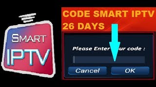 NEW CODE ACTIVATION APPLICATION SMART IPTV FOR 26 DAYS [upl. by Padraig]