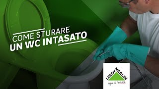 Come sturare un WC intasato  Tutorial Leroy Merlin [upl. by Ididn]