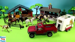 NEW Horse Barn  Horses Sets  Spirit Riding Free Playmobil Sets  Video [upl. by Sansen499]