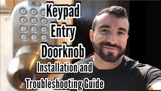 MiLocks Keypad Entry Doorknob How to Install and Troubleshooting Guide [upl. by Gnas]