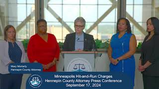 Press Conference  Minneapolis HitandRun Charges [upl. by Notsniw]