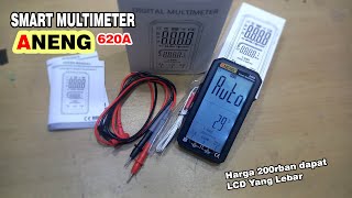 Multitester Multimeter LCD Besar Dari Aneng 620A Smart Multimeter NCV  Berbagi Cerita Multimeter [upl. by Winsor]