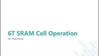 6T SRAM Cell Operation [upl. by Grim]