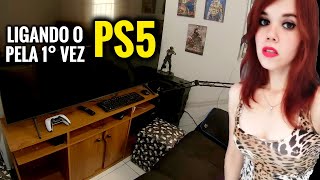 LIGANDO O PS5 PELA PRIMEIRA VEZ  FUÇANDO EM TUDO [upl. by Enier19]