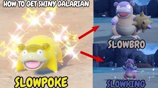 How to evolve SHINY Galarian Slowpoke in the Indigo Disk  Shiny Slowbro  Shiny Slowking [upl. by Teeniv]