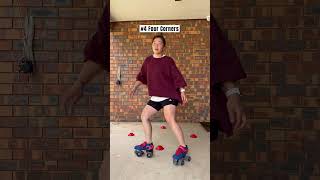 4 Drills to Improve Your Edges on Roller Skates  shorts [upl. by Anined]