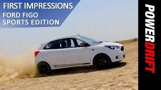 Ford Figo Sports Edition 2017  Whats New  PowerDrift [upl. by Esertak433]