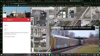 Galesburg IL siren test from the VirtualRailfan and SteelHighwayRailcams railcams [upl. by Bornie]