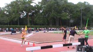 Mannen 3000m Steeplechase Joey Brouwer NK Teams 28062014 AV Sprint Breda [upl. by Junko]