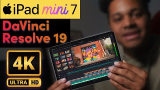 DaVinci Resolve On iPad Mini 7 Is It Worth It [upl. by Lsiel103]