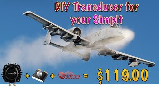 DCS VR 4K  DIY Transducer for Your Simpit [upl. by Fremont239]