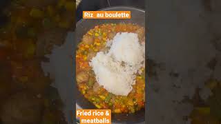 Riz cantonais au boulette  Fried rice amp meatballs [upl. by Koy]