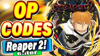 ALL NEW SECRET CODES UPDATE in REAPER 2 CODES  Roblox Reaper 2 Codes [upl. by Enomyar]