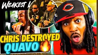 CHRIS BROWN JUST ENDED QUAVO  Chris Brown  Weakest Link Quavo Diss REACTION [upl. by Kliment]