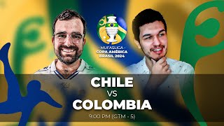 CHILE CHILENOPUNTOPE VS COLOMBIA PALABRADEGOL GRUPO A FECHA 3  MUFASLIGA COPA AMÉRICA 2024 [upl. by Llib]