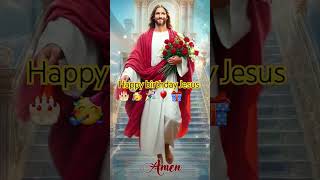 Happy birthday Jesus Masih ❤️ 🎂 💖 💓 jesus amen happybirthday love [upl. by Llirret]