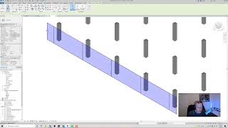 CREATING A STOREFRONT WALL WITH A DOOR IN REVIT [upl. by Alyssa]