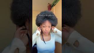 Hope i am not too late for this trend 🤭 luvmehair shorts viral hair afro blackgirlmagic [upl. by Mettah]